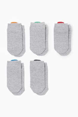 Multipack of 5 - monster - trainer socks with motif