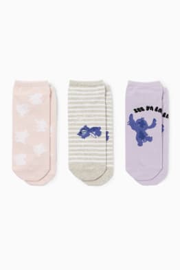 Pack de 3 - calcetines tobilleros - Lilo & Stitch
