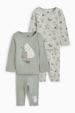 Multipack 2er - Winnie Puuh - Baby-Pyjama - 4 teilig