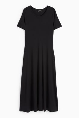 Yessica fit top & flare dress