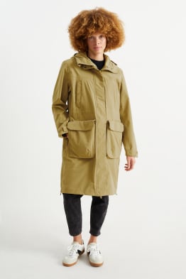 Chubasquero con capucha - forrado - impermeable