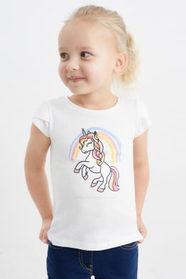 Pack de 3 - unicornio - camisetas de manga corta