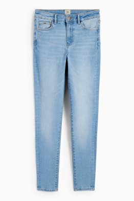 Skinny jeans - mid-rise waist - shaping jeans - LYCRA®