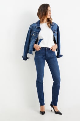 Premium Denim by C&A - Straight Jeans - Mid Waist - LYCRA®