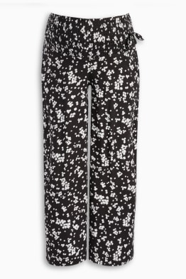 Maternity trousers - palazzo - floral