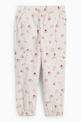 Cargo trousers - floral