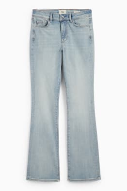 Bootcut jeans - mid-rise waist