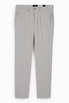 Pantalon de costume - slim fit - Flex - à carreaux