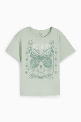 Papillon - T-shirt orné de sequins