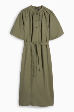 Shirt dress - linen blend