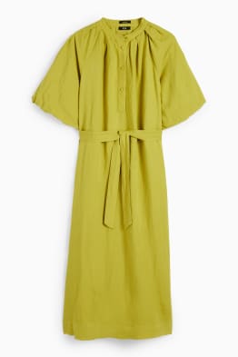 Shirt dress - linen blend