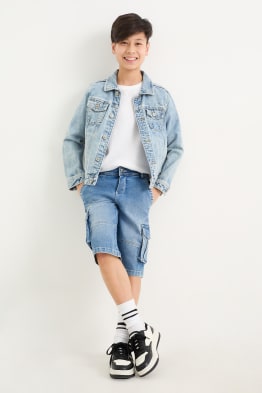 Cargo-Jeans-Shorts
