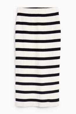 Knitted skirt - striped