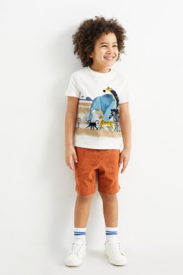 Safari - conjunto - camiseta de manga corta y shorts - 2 piezas