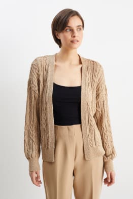 Cardigan - motivo a treccia