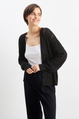 Cardigan - cable knit pattern