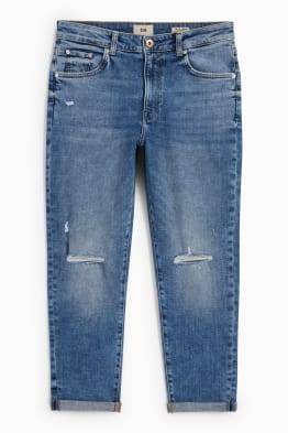 Boyfriend jeans - mid-rise waist