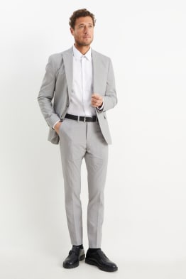 Oblekové kalhoty - slim fit - Flex - kostkované