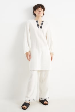 Rangsutra x C&A - tunic dress - linen blend