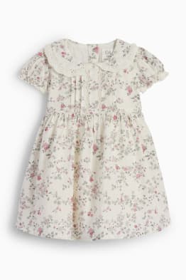 Šaty pro miminka - s květinovým vzorem