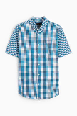 Hemd - Regular Fit - Button-down - kariert