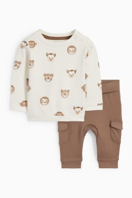 Wild animals - baby outfit - 2 piece