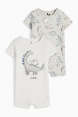 Paquet de 2 - dinosaures - pijama per a nadó