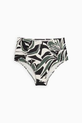 Bikini bottoms - high waist - LYCRA® XTRA LIFE™ - patterned