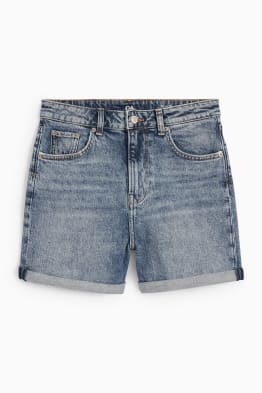 Shorts di jeans - vita alta - LYCRA®