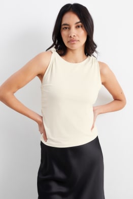 Top with knot detail