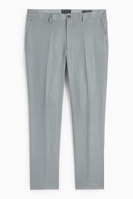 Mix-and-match tailored linen trousers - slim fit
