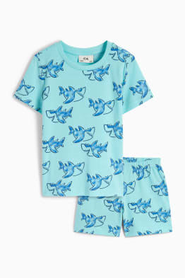 Tiburones - pijama corto - 2 piezas
