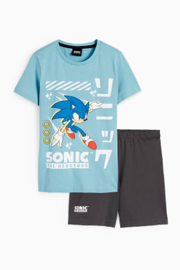 Sonic - pijama scurtă - 2 piese
