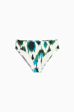 Bikini-Hose - Mid Waist - LYCRA® XTRA LIFE™ - gemustert