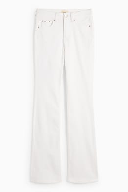 Bootcut jeans - mid-rise waist - LYCRA®