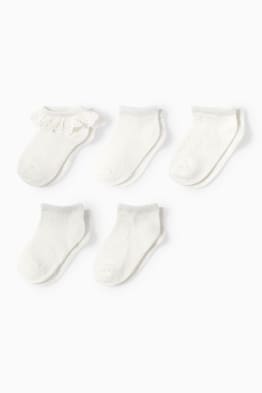 Confezione da 5 - calzini corti neonati