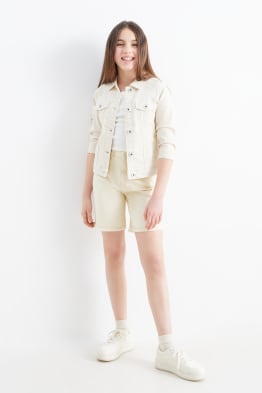 C&a short fille hot sale