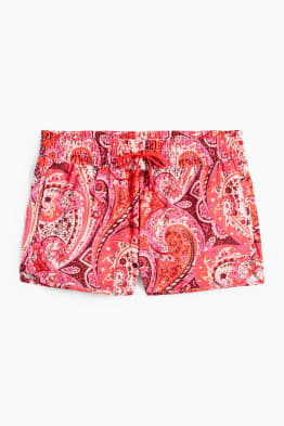 Swim shorts - LYCRA® - patterned