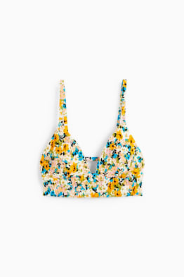 Bikini top - padded - LYCRA® - floral