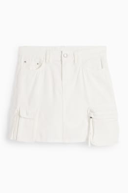 CLOCKHOUSE - dżinsowa spódnica bojówkowa