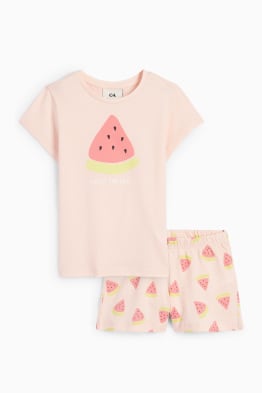 Wassermelone - Shorty-Pyjama - 2 teilig