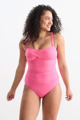 Costume da bagno con arricciature - imbottito - LYCRA® XTRA LIFE™