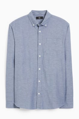 Koszula Oxford - regular fit - przypinany kołnierzyk