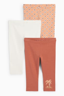 Multipack of 3 - summer - capri leggings