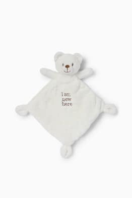 Teddy bear - baby comfort blanket