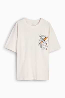 Surfařské motivy - tričko s krátkým rukávem