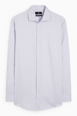 Business shirt - slim fit - cutaway collar - easy-iron - striped