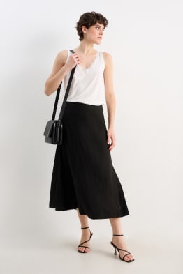 Skirt - linen blend