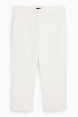 Capri kalhoty - mid waist - slim fit