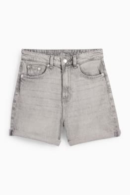 Shorts di jeans - vita alta - LYCRA®